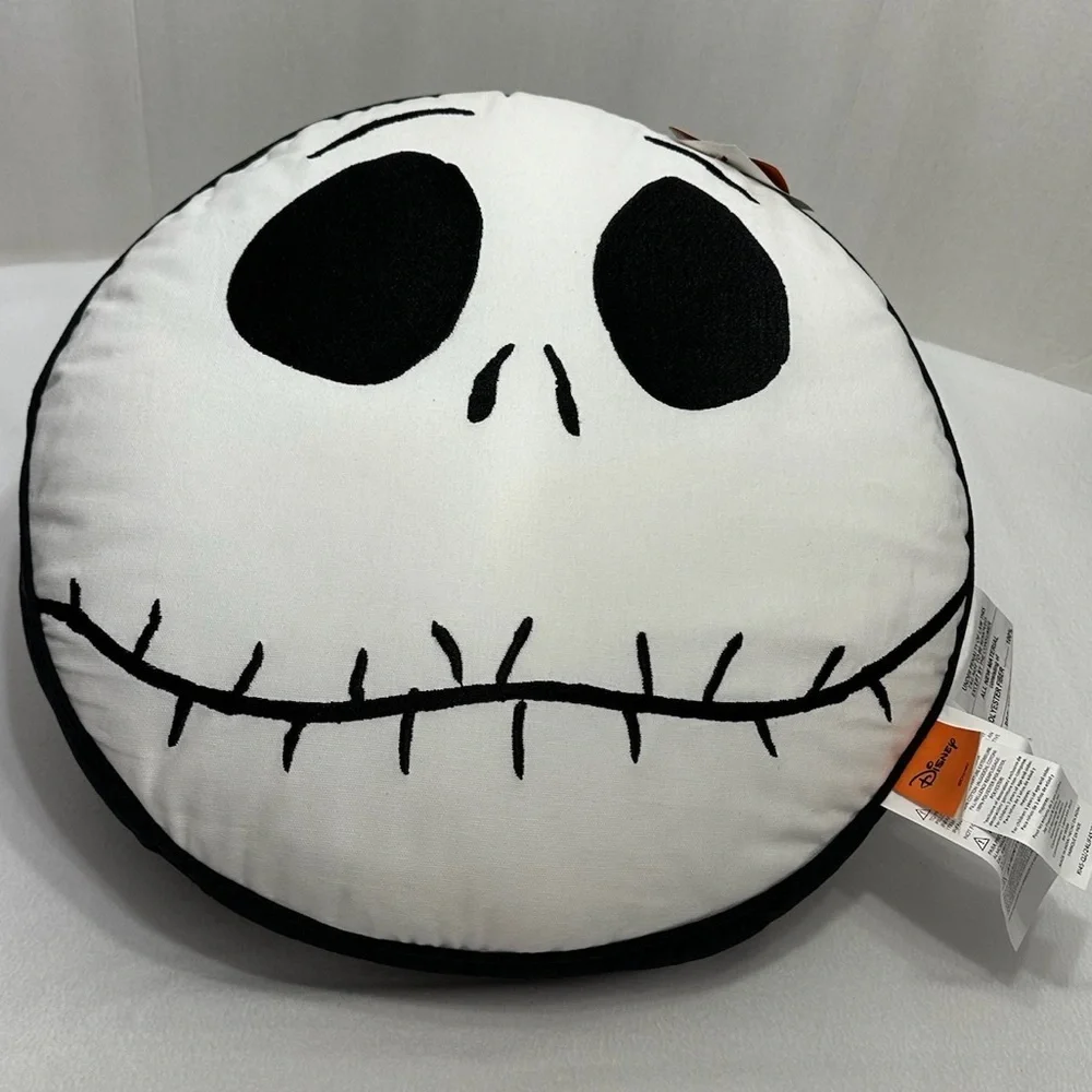 NWT Disney Nightmare Before Christmas Jack Skellington Head Pillow Halloween